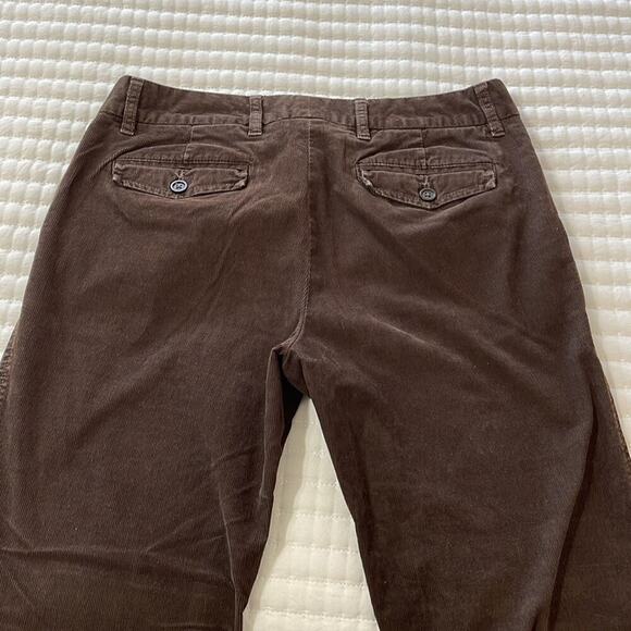 Women's Gap Brown Vintage Corduroy Wideleg Pants 30" Inseam Size 10 - Picture 4 of 6